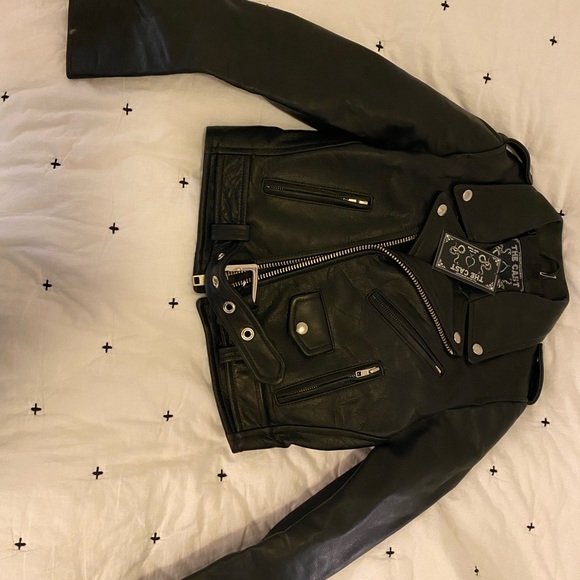 BRAND NEW never used The cast premium leather jacket. - Picture 2 of 4